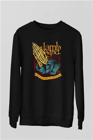 Lamb of God Siyah Unisex Sweatshirt
