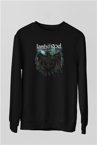 Lamb of God Siyah Unisex Sweatshirt