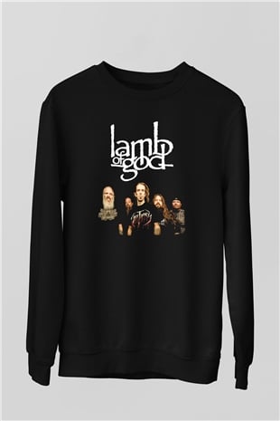 Lamb of God Siyah Unisex Sweatshirt