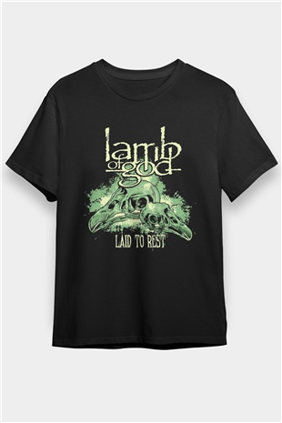 Lamb of God Siyah Unisex Tişört T-Shirt - TişörtFabrikası