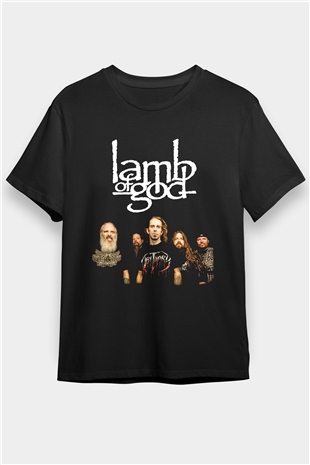 Lamb of God Siyah Unisex Tişört T-Shirt - TişörtFabrikası