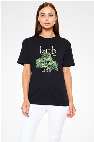 Lamb of God Siyah Unisex Tişört T-Shirt - TişörtFabrikası