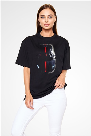 Lamborghini Siyah Unisex Oversize Tişört T-Shirt