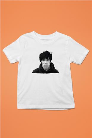 Lan Brown Baskılı Beyaz Unisex Beyaz Çocuk Tişört - Tshirt