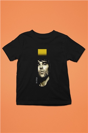 Lan Brown Baskılı Unisex Siyah Çocuk Tişört - Tshirt