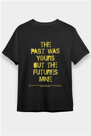 Lan Brown Baskılı Unisex Siyah Tişört - Tshirt