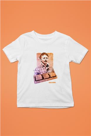 Larry Tesler Baskılı Unisex Beyaz Çocuk Tişörtü - Tshirt