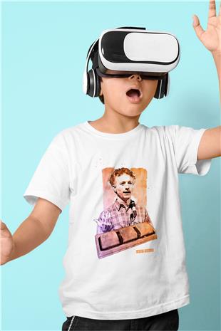 Larry Tesler Baskılı Unisex Beyaz Çocuk Tişörtü - Tshirt