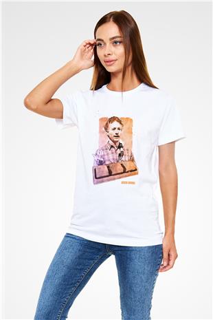 Larry Tesler Baskılı Unisex Beyaz Tişört - Tshirt