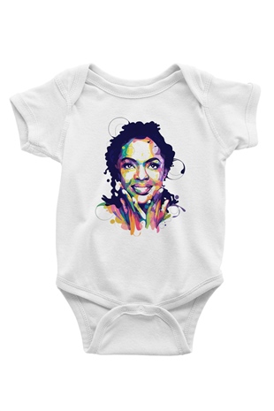 Lauryn Hill Beyaz Bebek Body - Zıbın