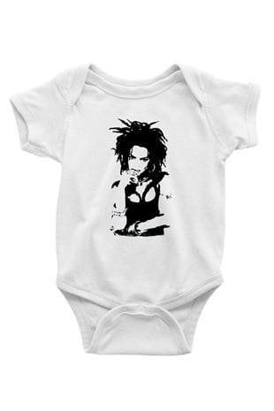 Lauryn Hill Beyaz Bebek Body - Zıbın