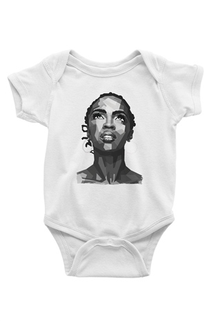 Lauryn Hill Beyaz Bebek Body - Zıbın