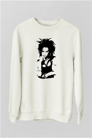 Lauryn Hill Beyaz Unisex Sweatshirt