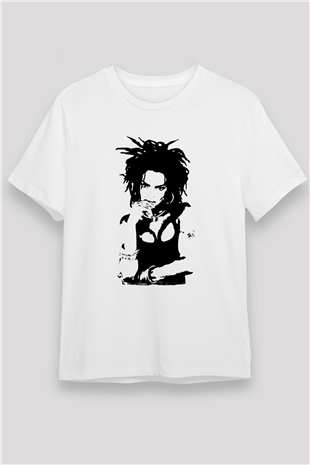 Lauryn Hill Beyaz Unisex Tişört T-Shirt - TişörtFabrikası