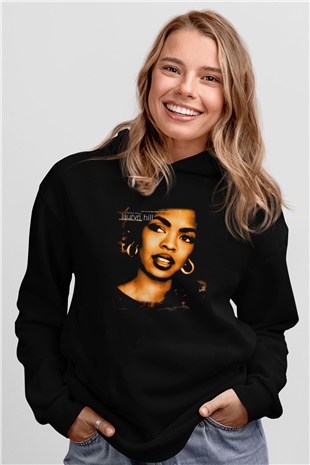 Lauryn Hill Siyah Unisex Hoodie