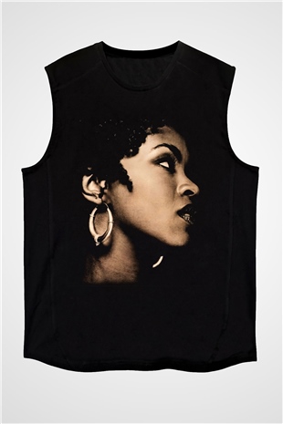 Lauryn Hill Siyah Unisex Kolsuz Tişört