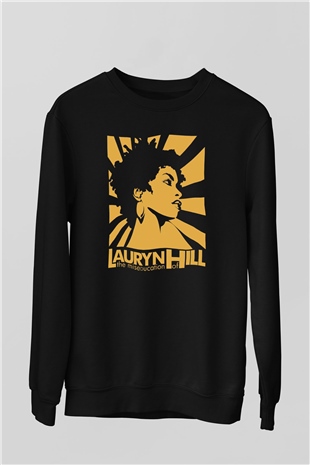 Lauryn Hill Siyah Unisex Sweatshirt