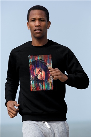 Lauryn Hill Siyah Unisex Sweatshirt