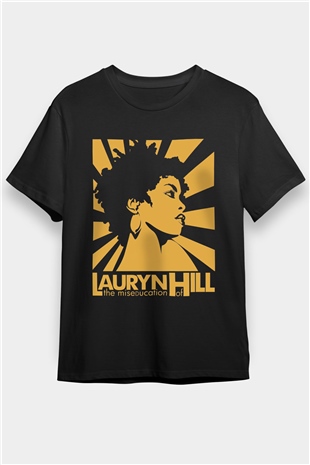 Lauryn Hill Siyah Unisex Tişört T-Shirt - TişörtFabrikası