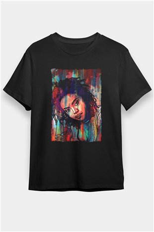 Lauryn Hill Siyah Unisex Tişört T-Shirt - TişörtFabrikası