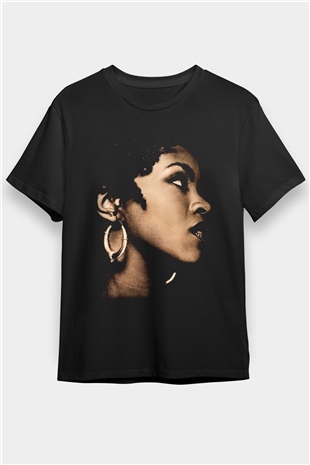 Lauryn Hill Siyah Unisex Tişört T-Shirt - TişörtFabrikası