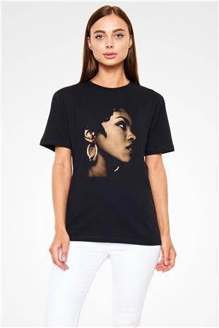 Lauryn Hill Siyah Unisex Tişört T-Shirt - TişörtFabrikası