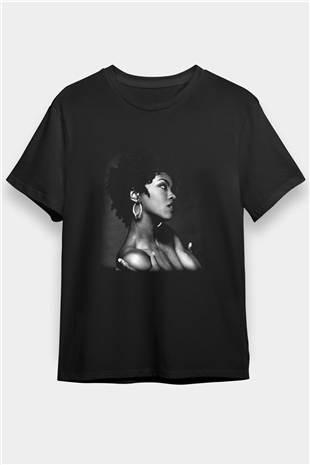Lauryn Hill Siyah Unisex Tişört T-Shirt - TişörtFabrikası