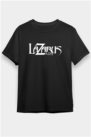 Lazarus A.D. Siyah Unisex Tişört T-Shirt - TişörtFabrikası