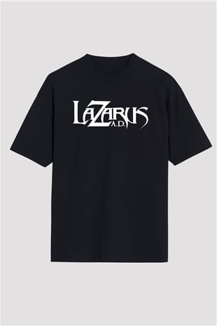 Lazarus A.D. Siyah Unisex Tişört T-Shirt - TişörtFabrikası