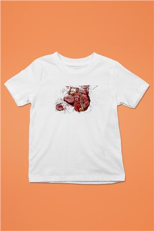 Lebron James Baskılı Beyaz Unisex Beyaz Çocuk Tişört - Tshirt