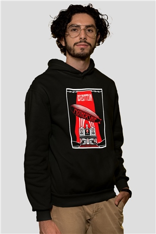 Led Zeppelin Mothership Siyah Unisex Hoodie