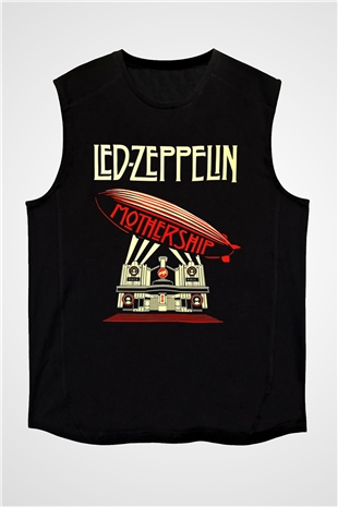 Led Zeppelin Mothership Siyah Unisex Kolsuz Tişört
