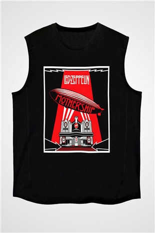 Led Zeppelin Mothership Siyah Unisex Kolsuz Tişört
