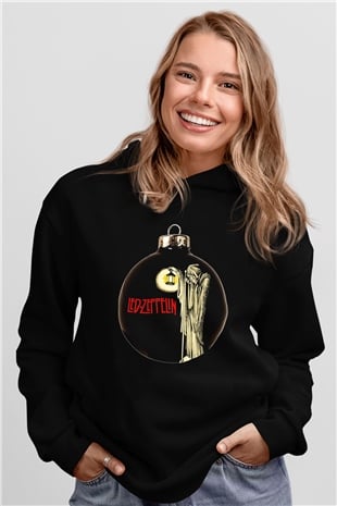Led Zeppelin Siyah Unisex Hoodie