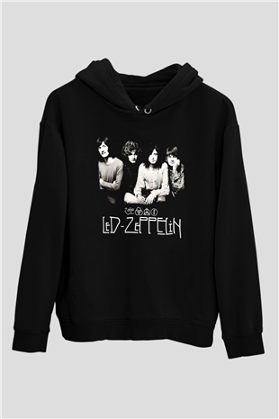 Led Zeppelin Siyah Unisex Hoodie