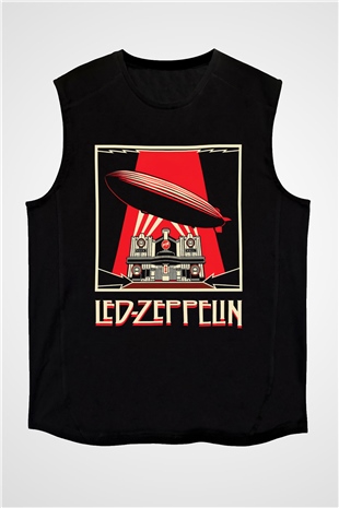 Led Zeppelin Siyah Unisex Kolsuz Tişört