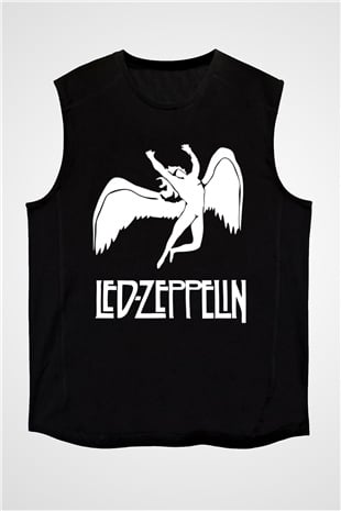 Led Zeppelin Siyah Unisex Kolsuz Tişört