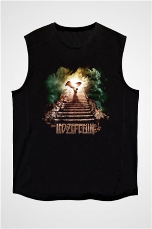Led Zeppelin Siyah Unisex Kolsuz Tişört