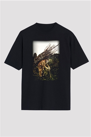 Led Zeppelin Siyah Unisex Oversize Tişört T-Shirt
