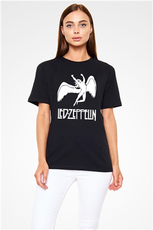 Led Zeppelin Siyah Unisex Tişört T-Shirt - TişörtFabrikası
