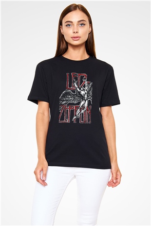 Led Zeppelin Siyah Unisex Tişört T-Shirt - TişörtFabrikası