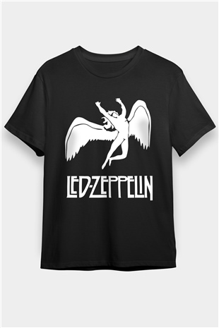 Led Zeppelin Siyah Unisex Tişört T-Shirt - TişörtFabrikası