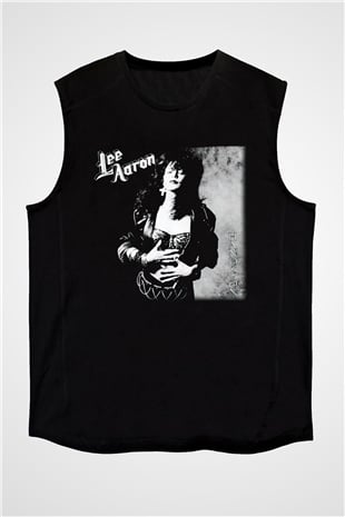 Lee Aaron Siyah Unisex Kolsuz Tişört