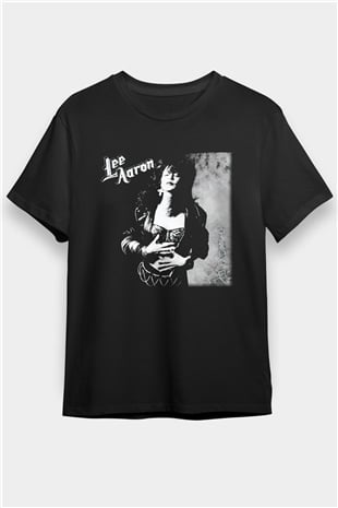 Lee Aaron Siyah Unisex Tişört T-Shirt - TişörtFabrikası