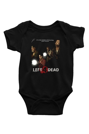 Left 4 Dead Siyah Bebek Body - Zıbın