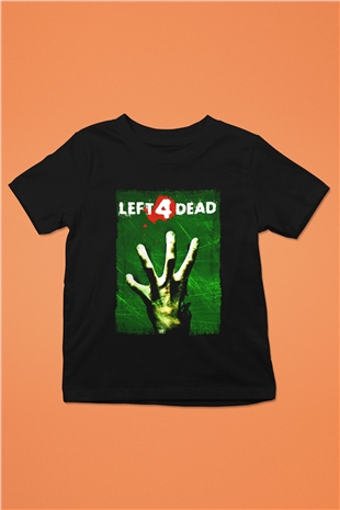 Left 4 Dead Siyah Unisex Çocuk Tişört