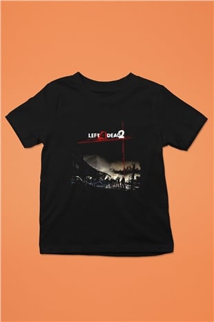 Left 4 Dead Siyah Unisex Çocuk Tişört