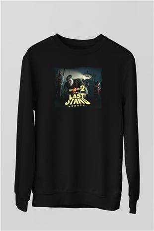 Left 4 Dead Siyah Unisex Sweatshirt