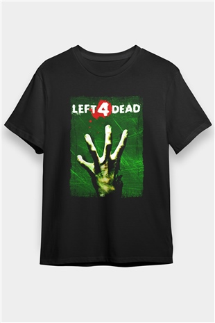 Left 4 Dead Siyah Unisex Tişört T-Shirt