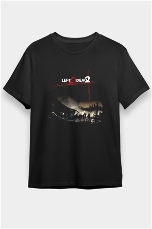Left 4 Dead Siyah Unisex Tişört T-Shirt